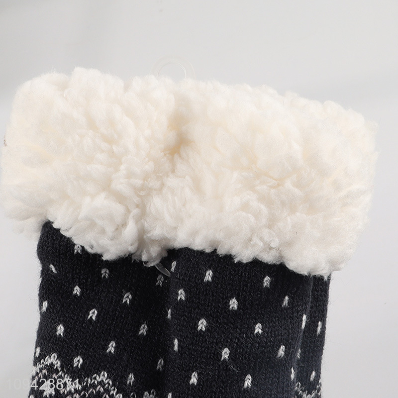 Low price anti-slip winter home slipper socks