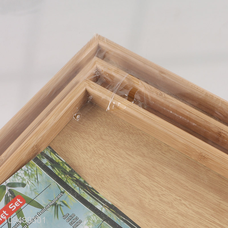 New arrival household MDF storage tray for food