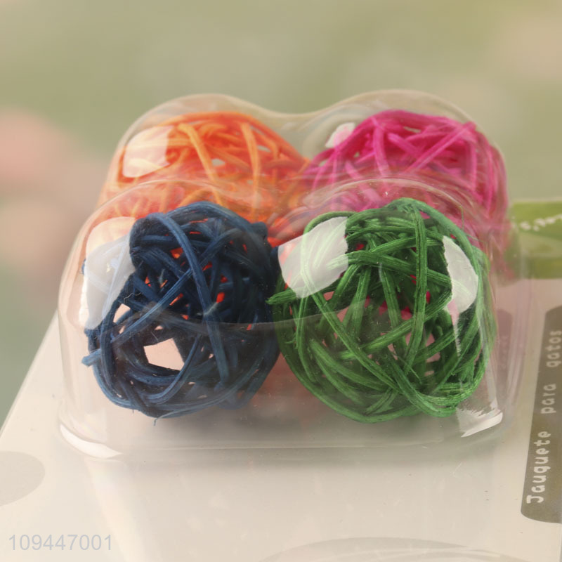 Online wholesale 4pcs cat play toy interactive toys