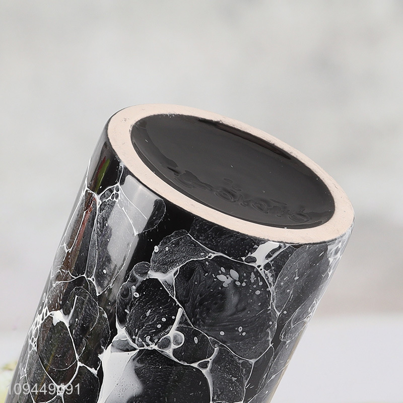 Latest products bathroom ceramic toothbrush holder for sale