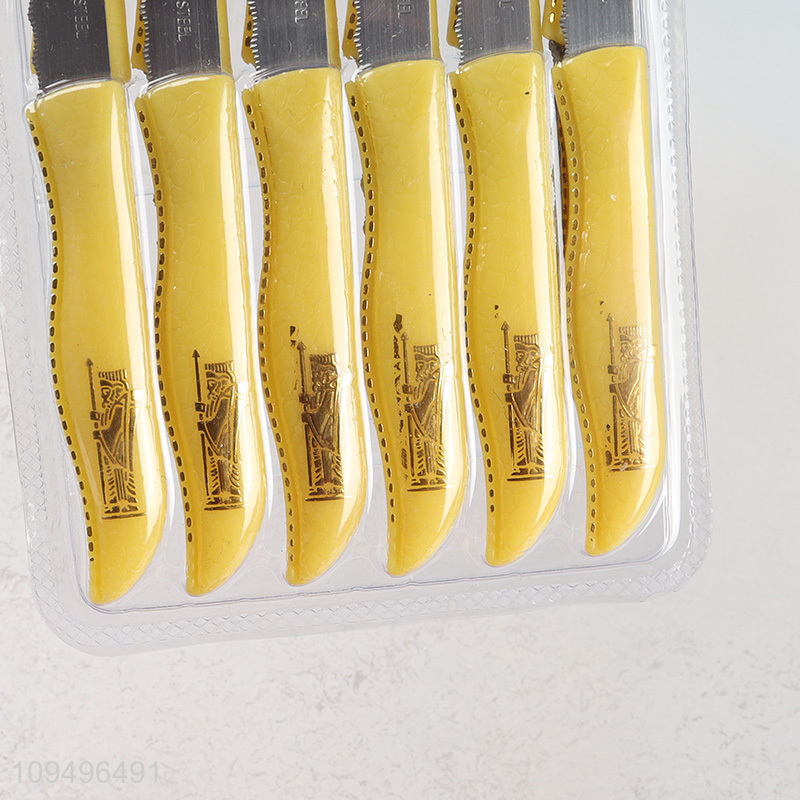 Factory supply 12pcs household dining knife set