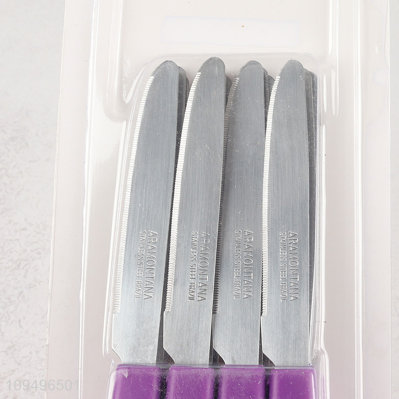 Online wholesale 12pcs stainless steel fruit paring knife set
