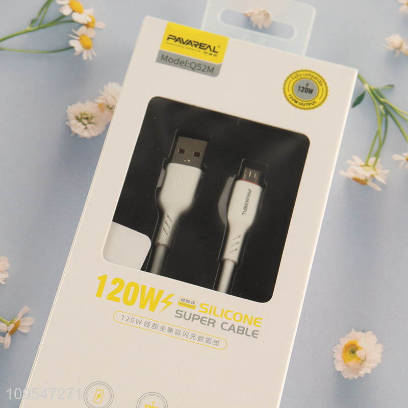 Good price 120w silicone fast charge data cable